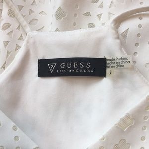 Guess white size 2 strapped dress